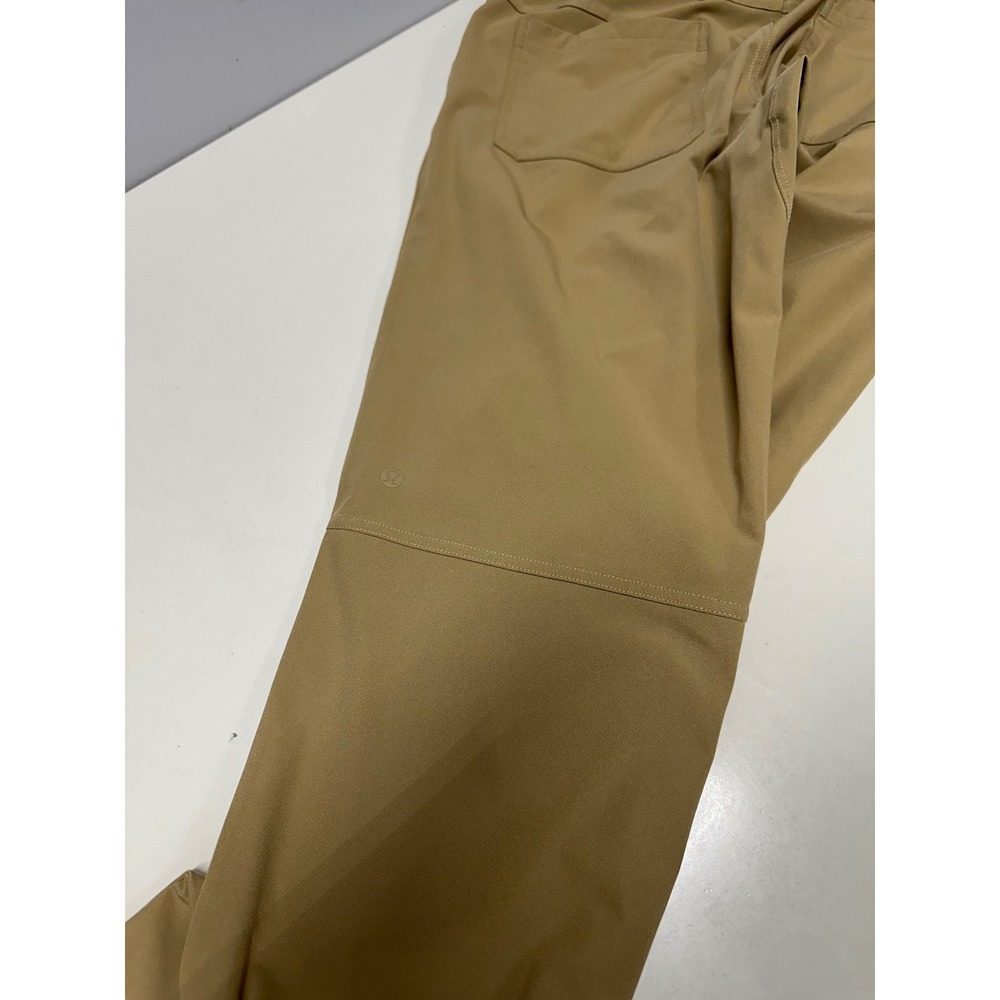 Lululemon ABC Pant Classic Fit Warpstreme Tan Khaki Mens 36x33 Five Pocket - Picture 2 of 7